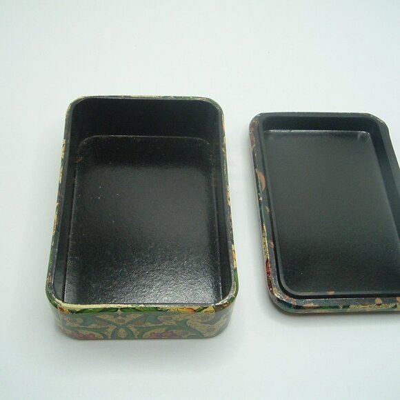 Italian Florentine lacquer trinket box (small for rings or earrings) LOVELY! - Picture 3 of 7